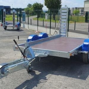 Remorque porte engins Hubiere TPF35, 3.5 T