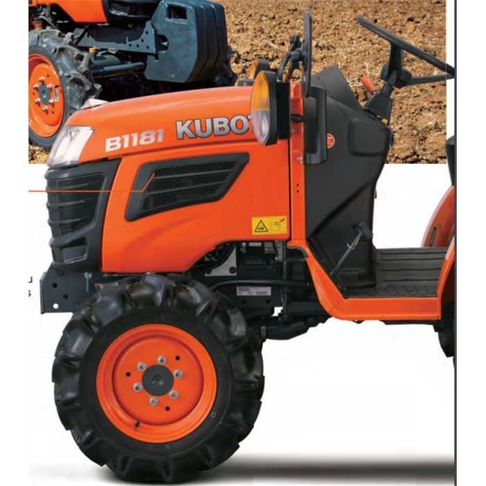 Tracteur KUBOTA 4×4 diesel 18cv B1181 D – Image 2