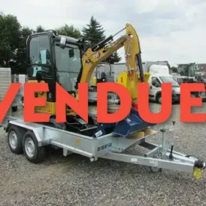 Caterpillar 301.6 +  REMORQUE + 3 GODETS