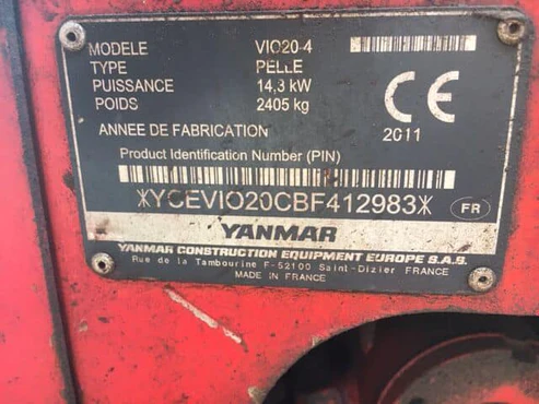 YANMAR VIO20-4 – Image 3