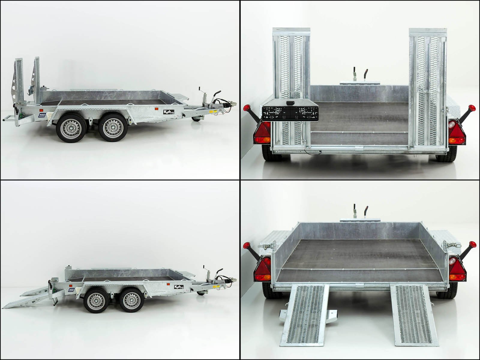 Remorque porte-engins de chantier Variant Maxi Load 161×305 3,5 t | Rampes simples - Neuve – Image 14