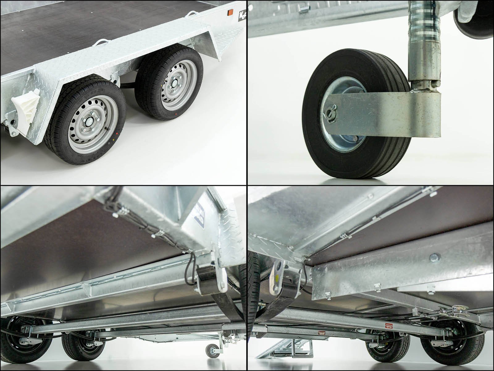 Remorque porte-engins de chantier Variant Maxi Load 161×305 3,5 t | Rampes simples - Neuve – Image 15