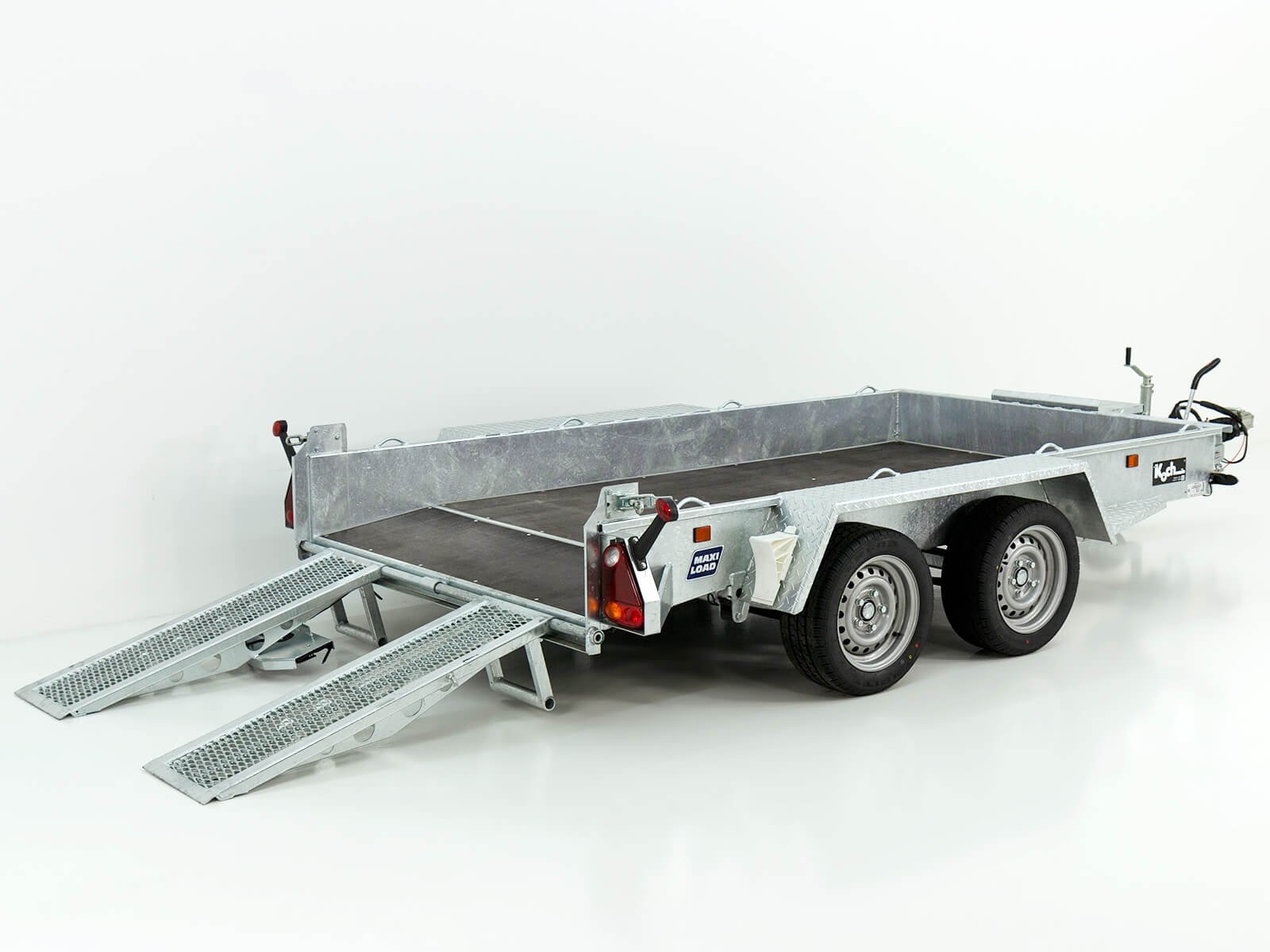 Remorque porte-engins de chantier Variant Maxi Load 161×305 3,5 t | Rampes simples - Neuve – Image 3