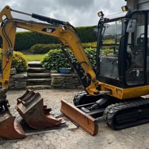 Cat 302.7D CR - Godet hydraulique pour plâtre - 3 godets - Accessoire hydraulique S-40